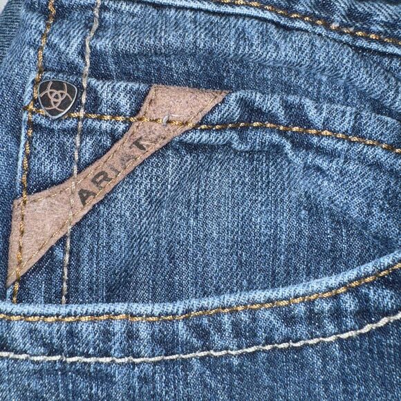 Ariat M3 Loose Straight Jeans Men’s 34x32 Medium Blue Wash Cotton - Picture 4 of 4